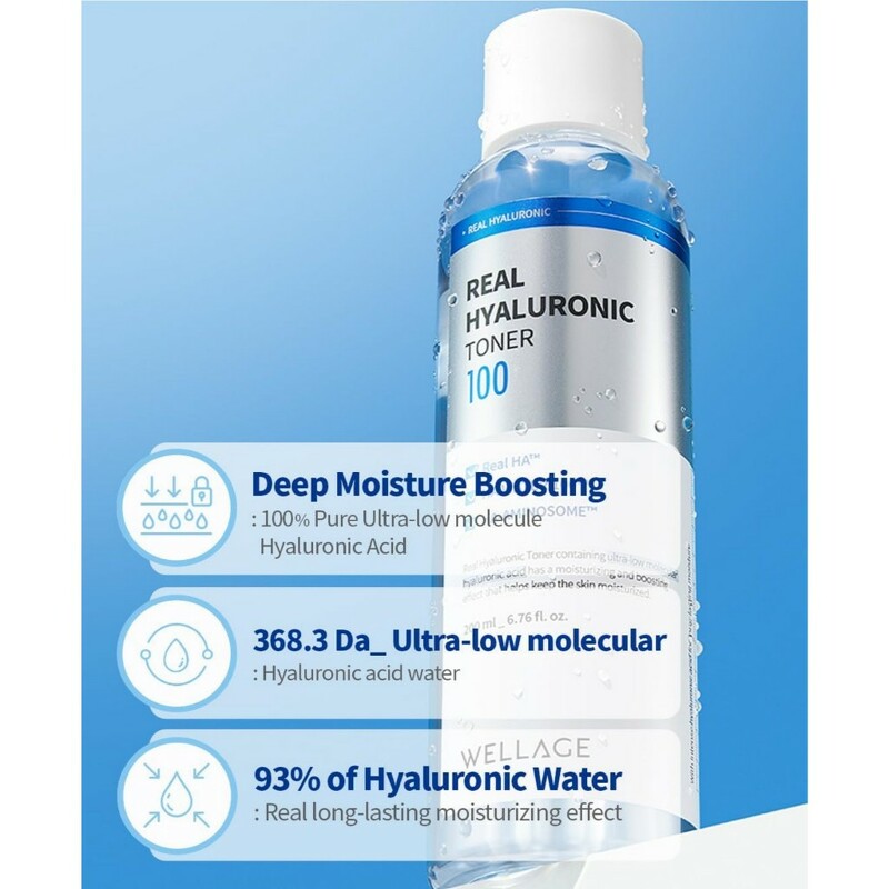 Wellage Real Hyaluronic Toner 200 ml.