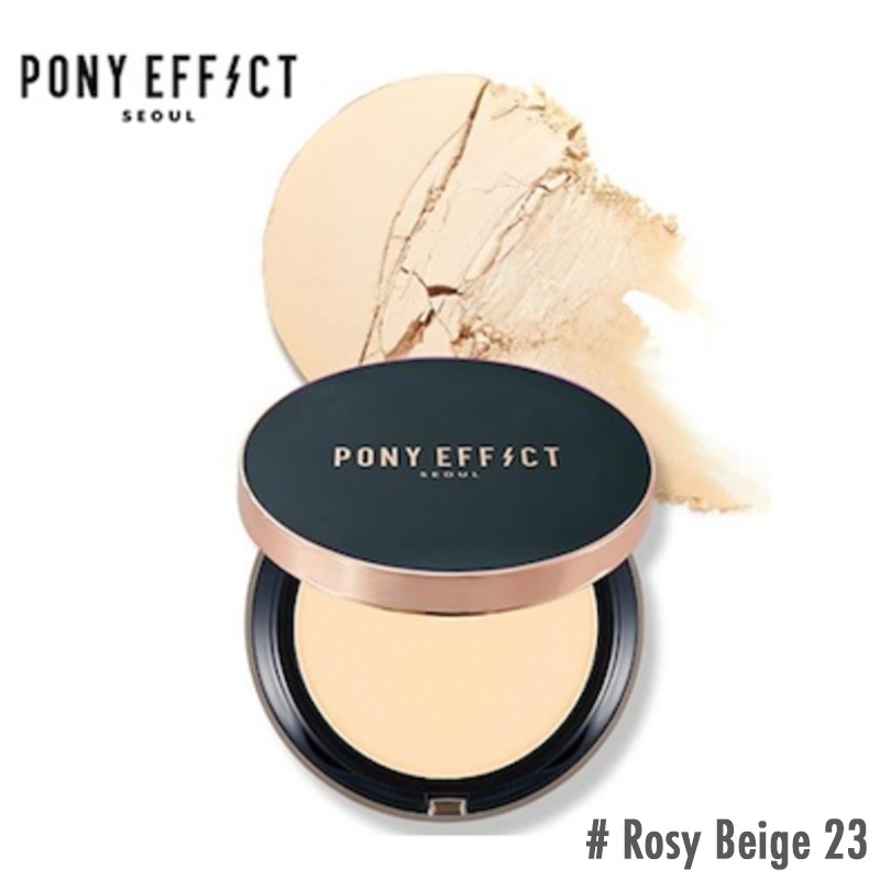 Pony Effect Cover Fit Powder Foundation #23 Rosy Beige ผิวเนื้อชมพู