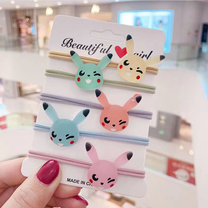 ⚡ยางยืดรัดผม⚡รูปทรงหนูสายฟ้าหัวใสหลากสี คละสี ชิ้นละ 3 บาท ✔️พร้อมส่ง Ohwowshop ยางยืด ยางมัดผม ยางยืดรัดผมเกาหลี ยางรัดผม