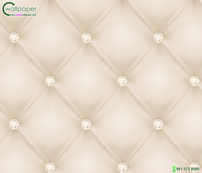 Wallpaper ลายหนังบุสีครีม