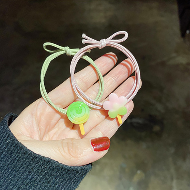 🍭ยางยืดรัดผม🍦ตัวการ์ตูนขนมหวาน หลากสี📌เลือกลาย ชิ้นละ 3 บาท ✔️พร้อมส่ง Ohwowshop ยางยืด ยางมัดผม ยางยืดรัดผมเกาหลี ยางรัดผม