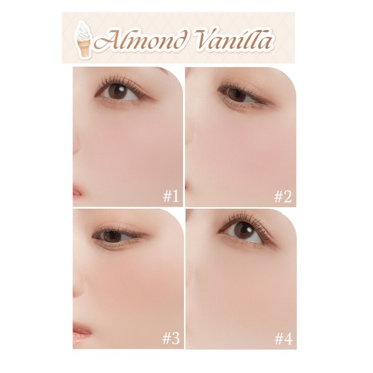 Dasique Blending Mood Cheek Ice Cream Collection 10.4 g. #09 Almond Vanilla