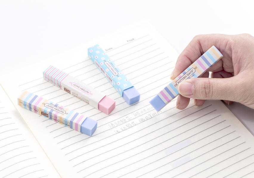 🌈ยางลบแท่ง Rainbow ชิ้นละ 4 บาท ✔️พร้อมส่ง (🎲สุ่มสี) Ohwowshop ยางลบ ลบคำผิด