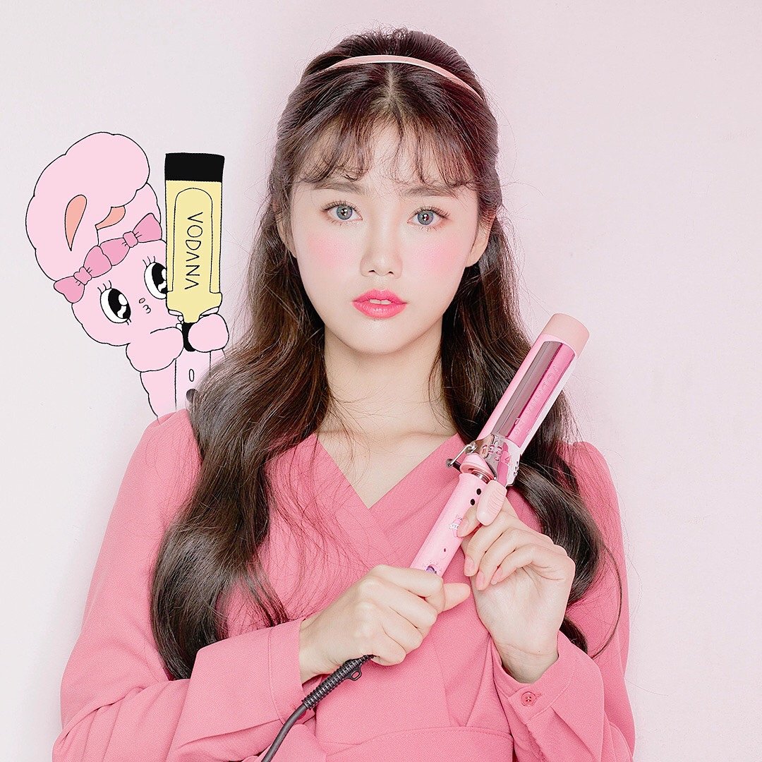 Vodana Glamwave Curling Iron 32 mm. สีม่วงพาสเทล