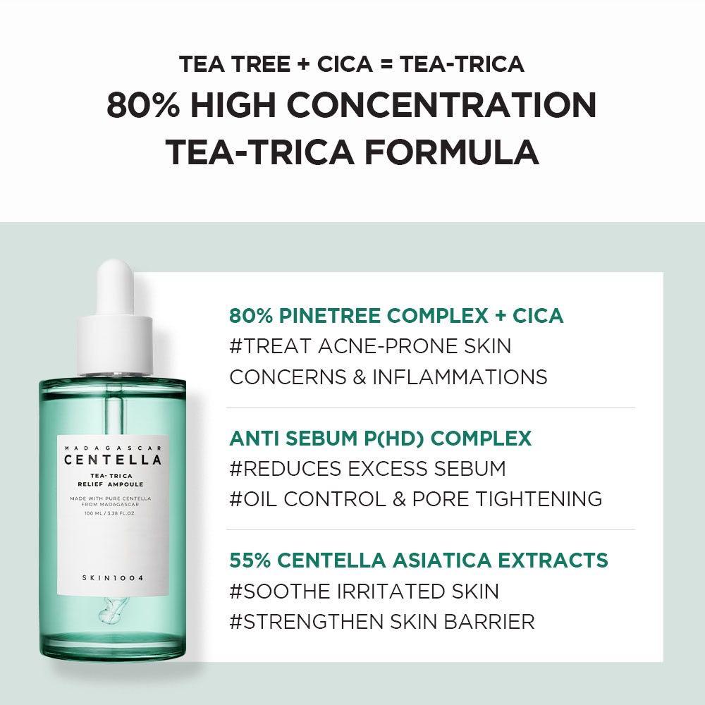 SKIN1004 Madagascar Centella Tea-Trica Relief Ampoule 100 ml.