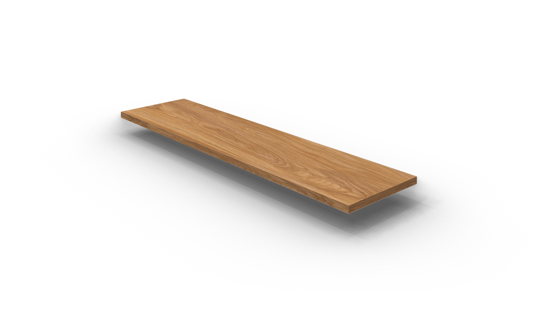 Warm Hickory Wood Stair