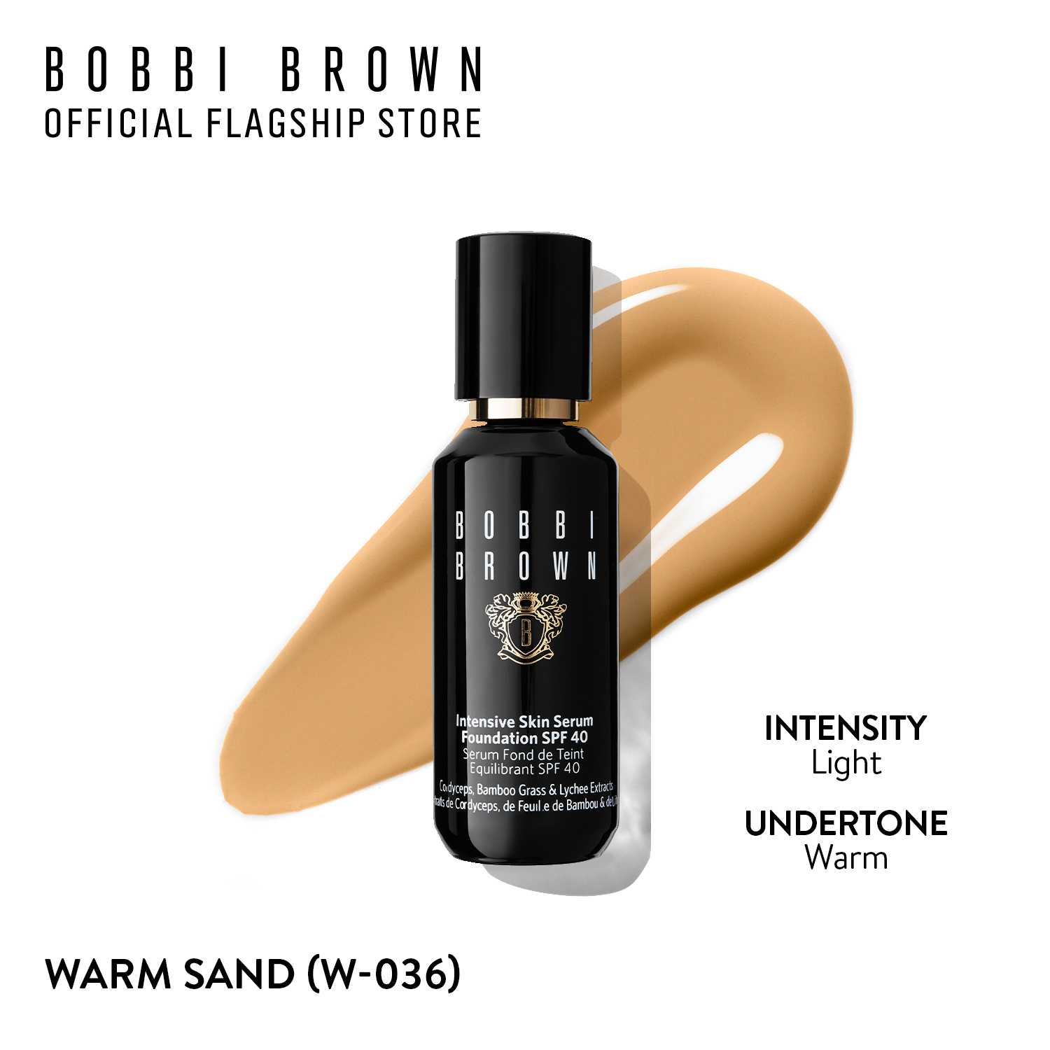 Bobbi Brown Intensive Skin Serum Foundation SPF40 30 ml. #Warm Sand