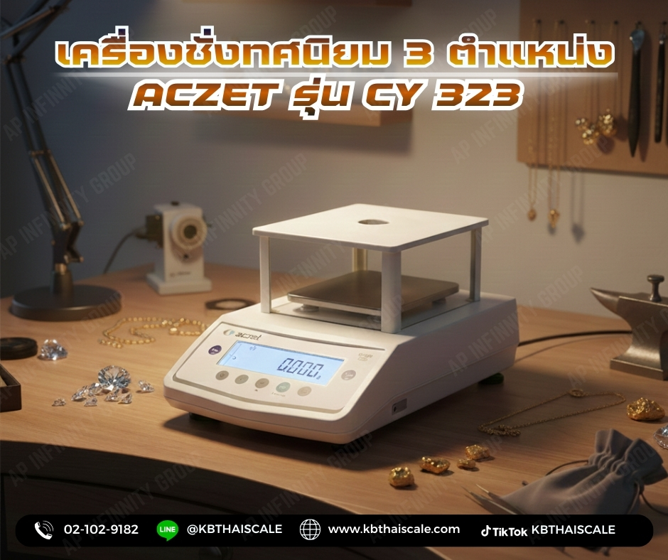 เครื่องชั่งดิจิตอลทศนิยม 3 ตำแหน่ง 300g เครื่องชั่งดิจิตอล เครื่องชั่งตั้งโต๊ะ 300g เครื่องชั่งสารเคมี เครื่องชั่งผงยา เครื่องชั่งอาหารเสริม เครื่องชั่งความละเอียดสูง 300g ค่าละเอียด 0.001g ยี่่ห้อ Aczet รุ่น CY323