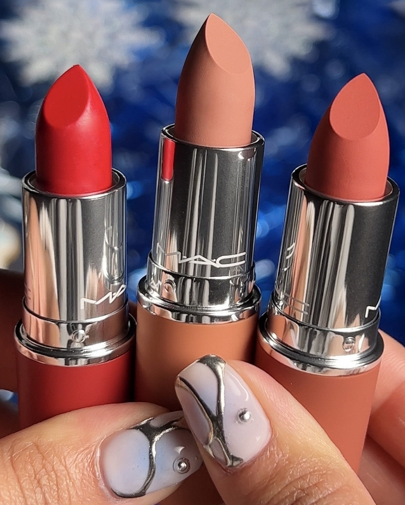 M.A.C Hail To Chic! Lipstick Trio Set 3 Colors