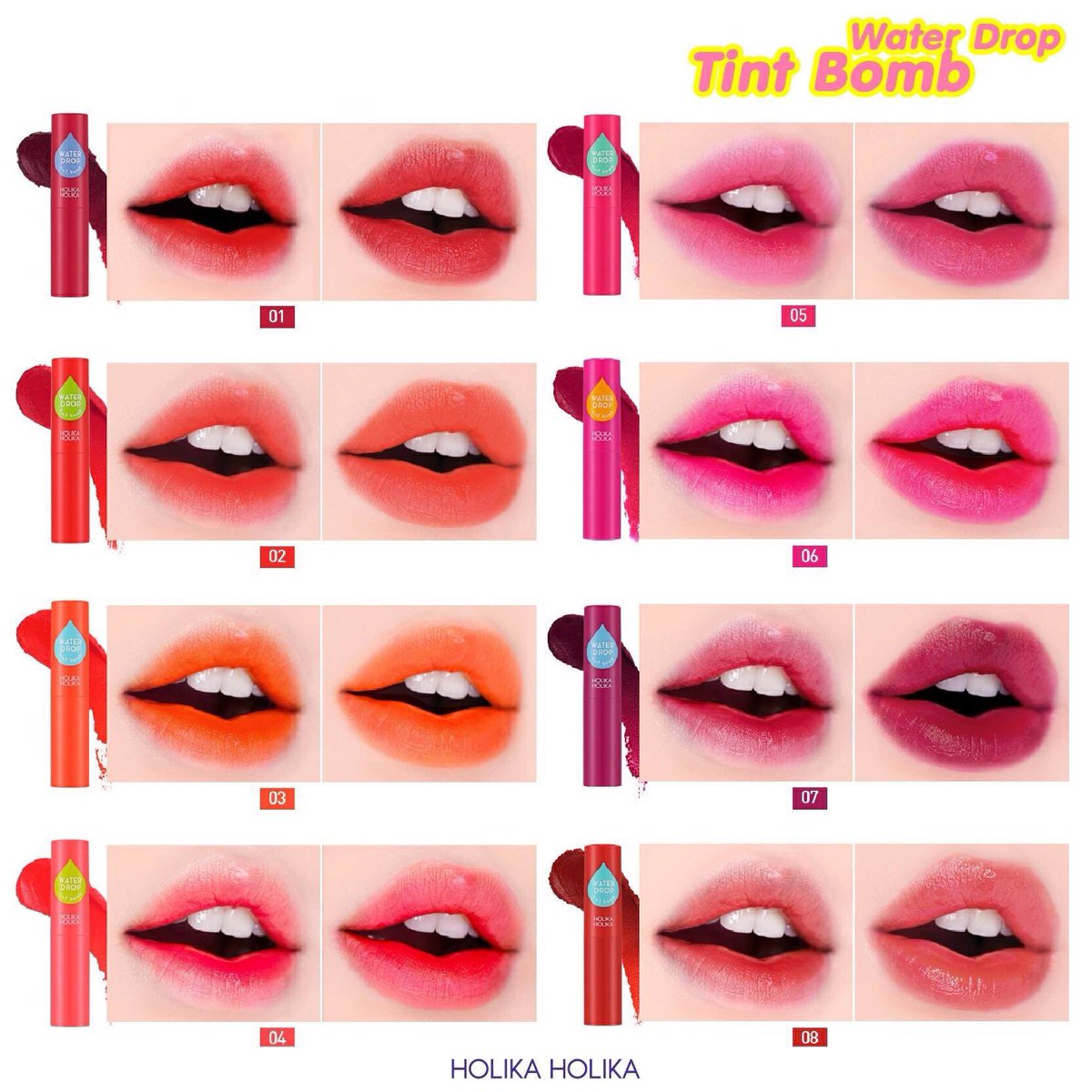 Holika Holika Water Drop Tint Bomb #5 Raspberry Water