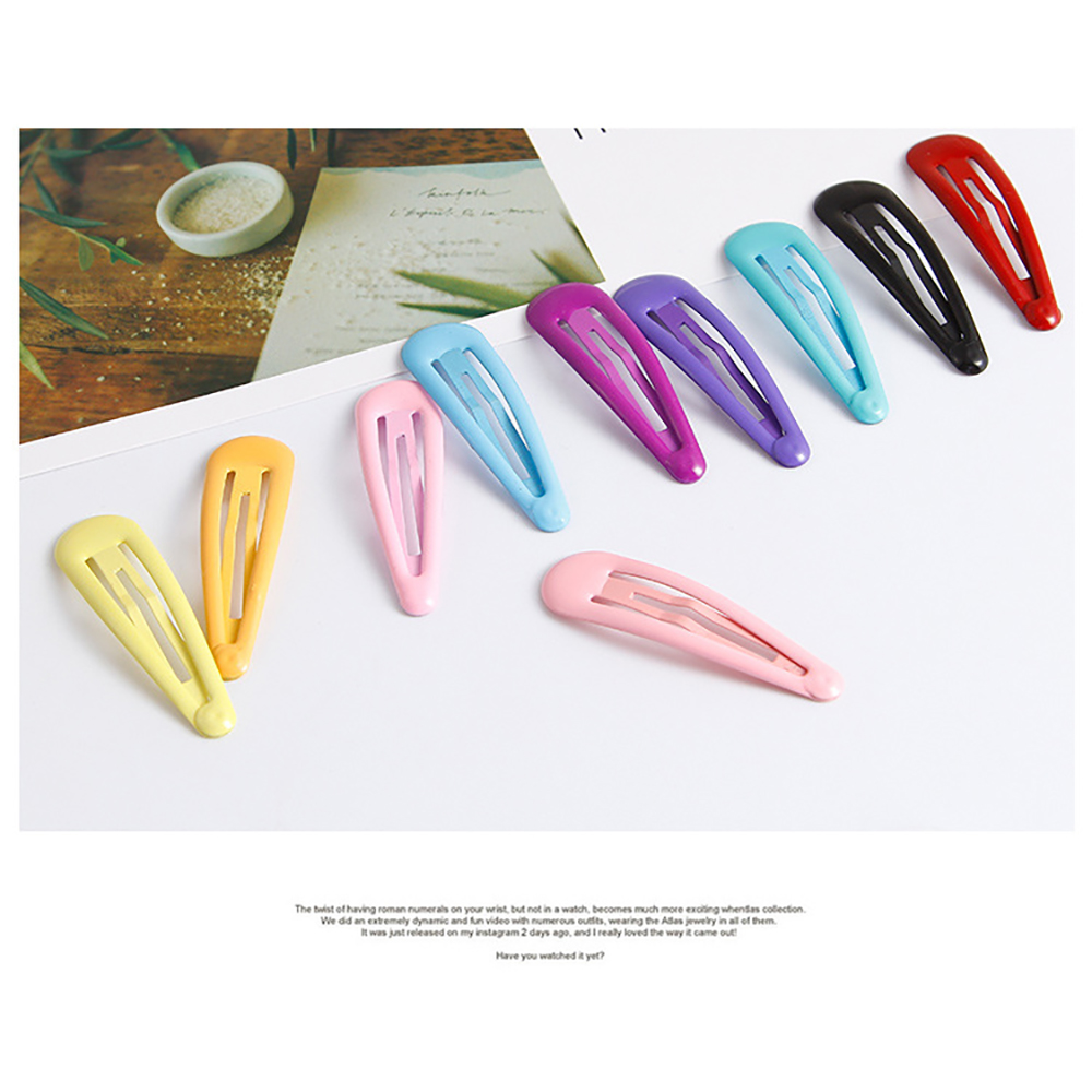 🌈กิ๊บติดผม🌈รูปหยดน้ำ หลากสี 6x1.5cm หลากสี📌เลือกสี ราคาชิ้นละ 4 บาท✅พร้อมส่ง Ohwowshop สีพาสเทล สไตล์เกาหลี กิ๊บ