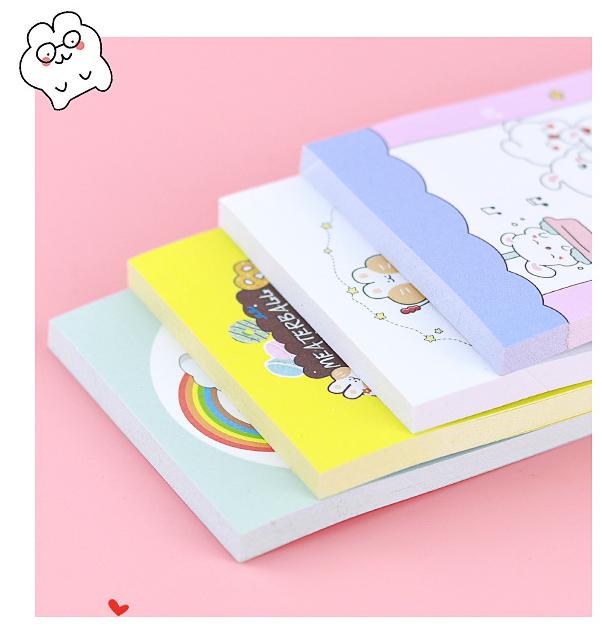 ⭐กระดาษโน๊ตกาวในตัว Sticky Not เดอะแก๊ง Happy 50แผ่น 9x6.5cm ราคา 7 บาท/📌เลือกแบบสินค้า ✔️พร้อมส่ง Ohwowshop เครื่องเขียน สวยงาม ข้อความ