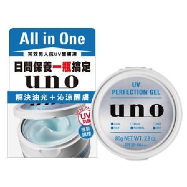 Shiseido Uno All in One UV Perfection Gel Cream SPF30 PA+++ 80 g.