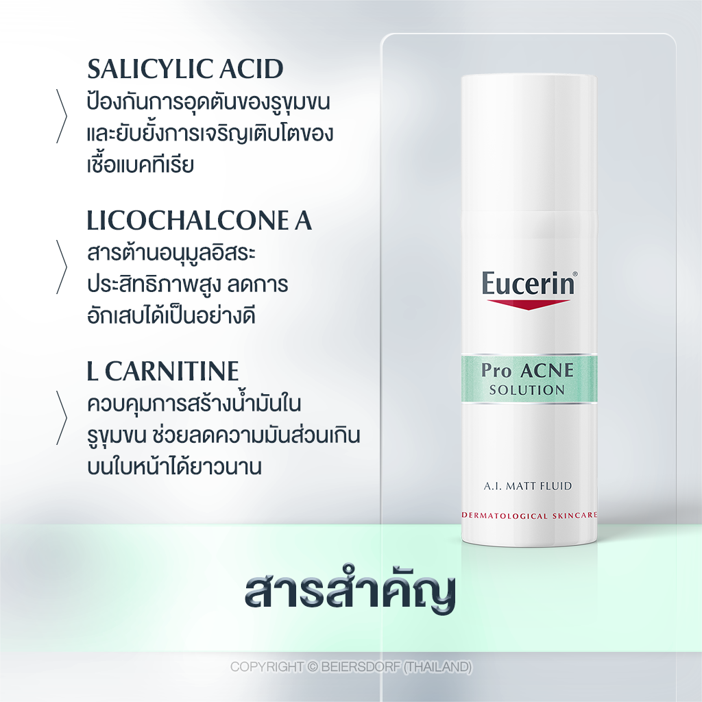 Eucerin Pro Acne Solution A.I. Matt Fluid 50 ml.