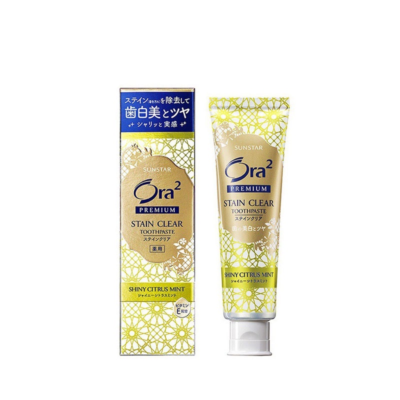 Sunstar Ora2 Premium Star Clear Toothpaste 100 g. #Shiny Citrus Mint