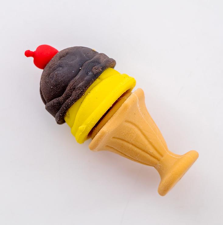 ยางลบไอศครีมโคนหลากสี ชิ้นละ 4บาท ✔️พร้อมส่ง (🎲สุ่มลาย) Ohwowshop