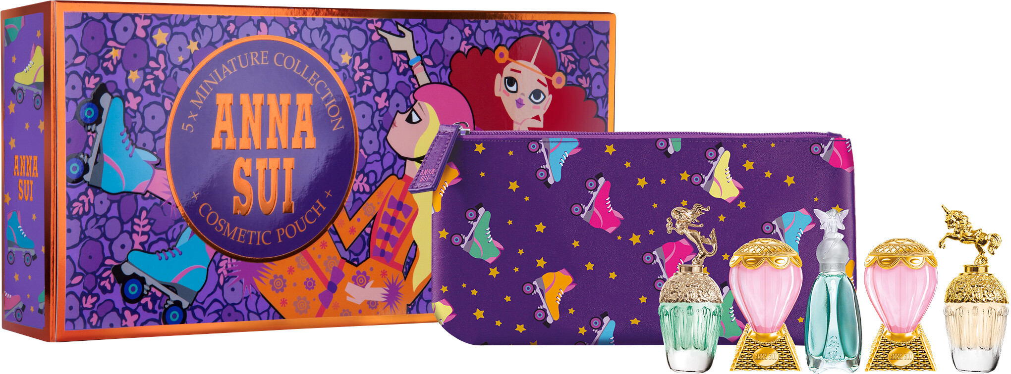 Anna Sui Miniature Collection Gift Set 5x 5 ml.