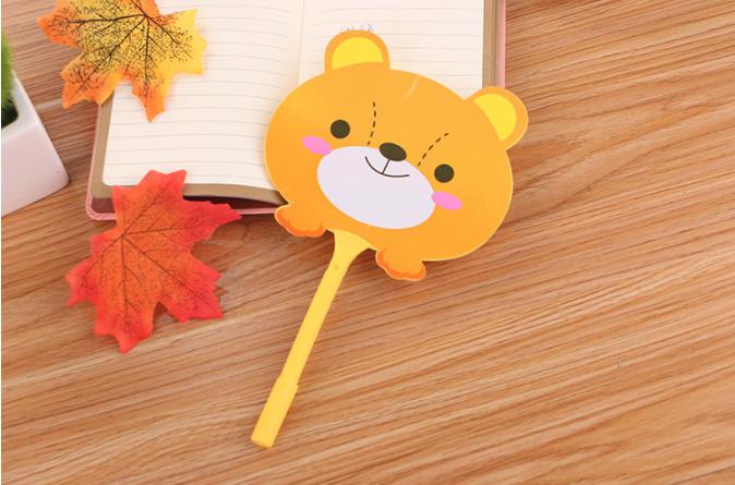 ปากกาพัดหน้าสัตว์ (ลูกลื่นน้ำเงิน) ด้ามละ 4 บาท ✔️พร้อมส่ง (🎲คละลาย) ปากกาเจล ปากกาแฟนซี