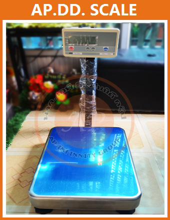 เครื่องชั่งดิจิตอล เครื่องชั่งตั้งพื้น 60kg ละเอียด 10g แท่นชั่ง 39x53cm AND FG-60KAL