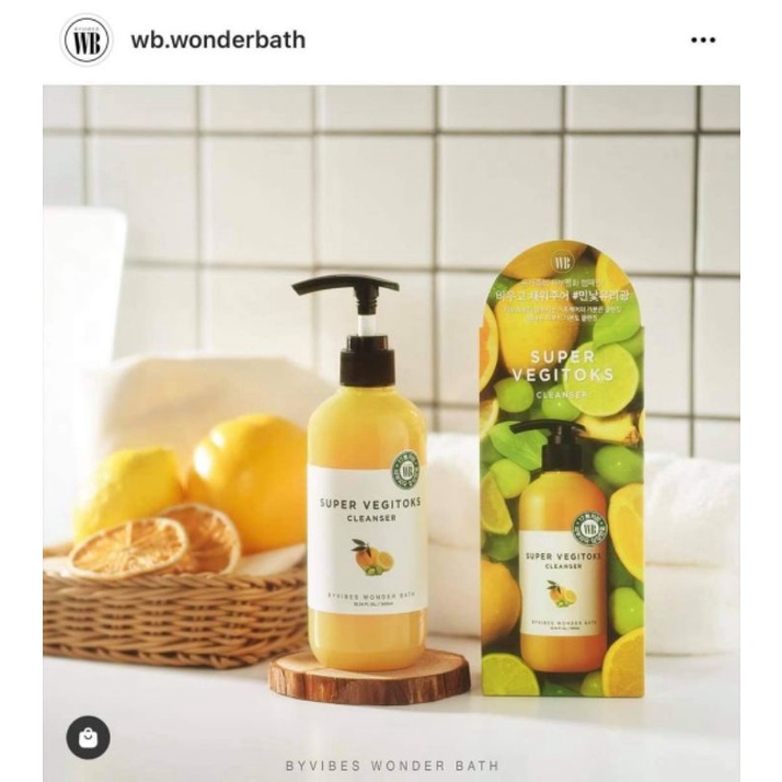 Wonder Bath Super Vegitoks Cleanser 300 ml. #Yellow