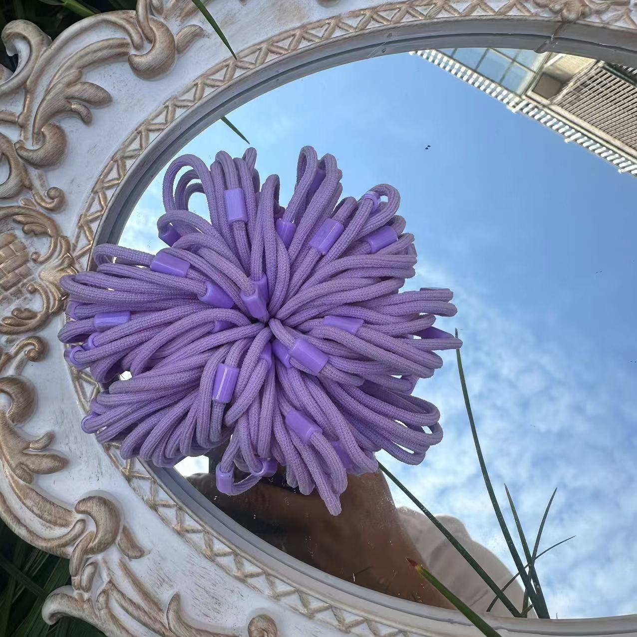 ⭐ยางยืดรัดผม⭐สายเลียบ🌈สายหลากสี🌈 3cm📌สุ่มคละสี ✔️พร้อมส่งในไทย หนังยางรัดผมเกาหลี ยางมัดผม ยางยืดรัดผม