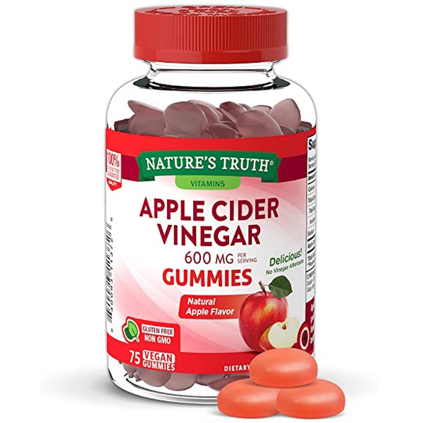 Nature's Truth Organic Apple Cider Vinegar 600 mg 75 gummies