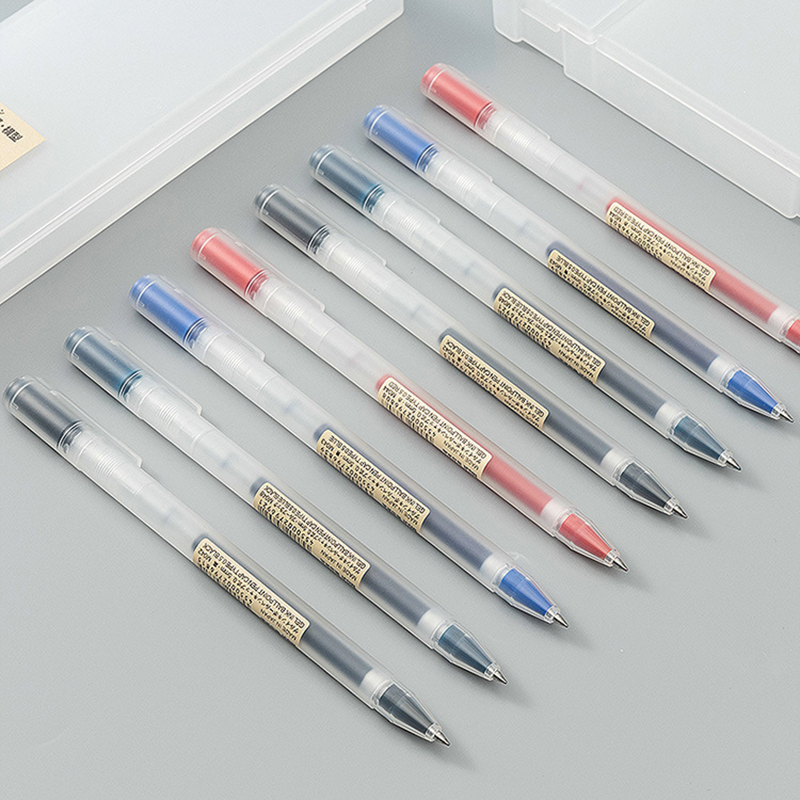 🖊️ปากกาเจล MUJI ✨ Gel Ink Pen ด้ามขุ่น & ด้ามกดใส เขียนลื่นแห้งไว 🖊️พร้อมส่งในไทย ถูกใจ ไม่ซึม ไม่เลอะ