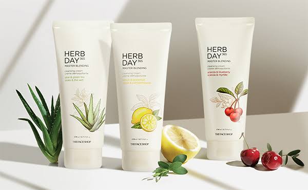 The Faceshop Herb Day 365 Master Blending Foaming Cleanser 170 ml #Aloe & Green Tea