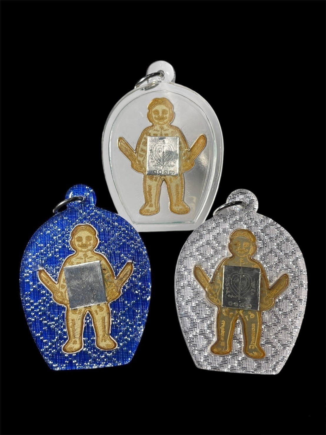 หุ่นพยนต์หนังกลองเพล (แบบเลี่ยมกรอบ)หลวงปู่พงษ์ศักดิ์ ทันตะจิตโต วัดป่าเทพนิมิต จังหวัดกาฬสินธุ์