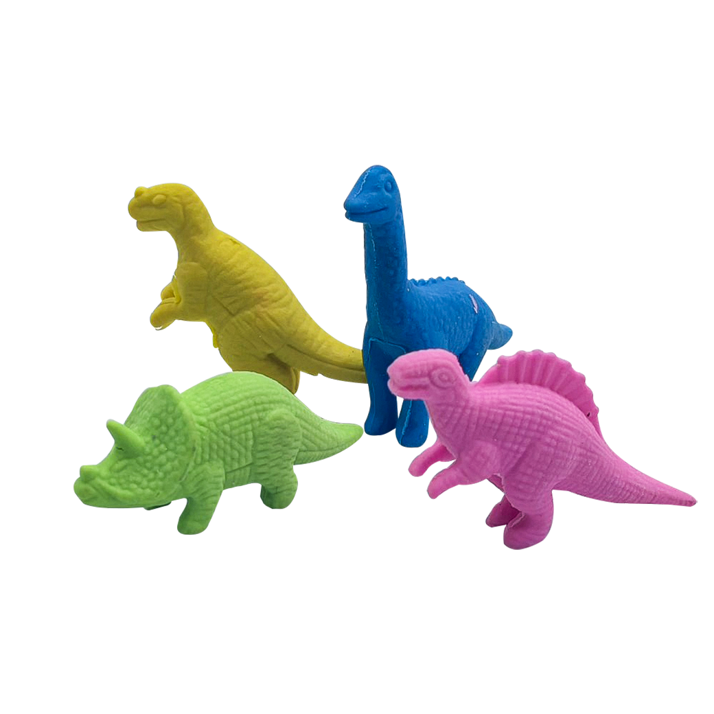 🌈ยางลบรูปทรง🦕🦖ยางลไดโนเสาร์ หลาก สุ่มคละสี✅พร้อมส่งในไทย ยางลบ เครื่องเขียน ลบคำผิดดินสอ