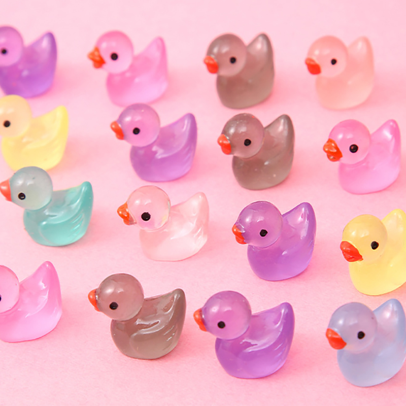 🐷ตุ๊กตาเรืองแสงจิ๋ว🦆⭐ของตกแต่ง งานDIY ขนาดเล็ก📌พร้อมส่งในไทย ตกแต่งบ้าน ตุ๊กตา