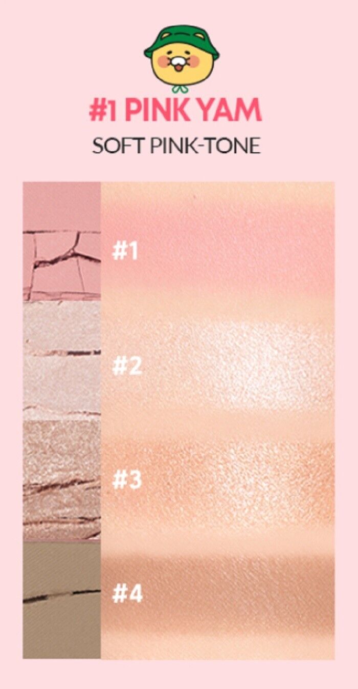 Etude House x KAKAO Friends Summer Picnic Play Colour Eyes 9.6 g. #01 Pink Yam