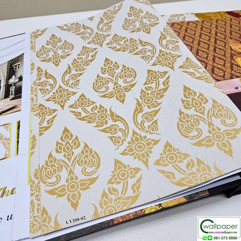 วอลเปเปอร์ลายไทย ลายกนก