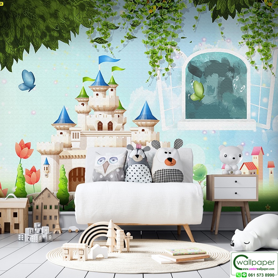 วอลเปเปอร์ห้องเด็กสั่งผลิต No.KID-63