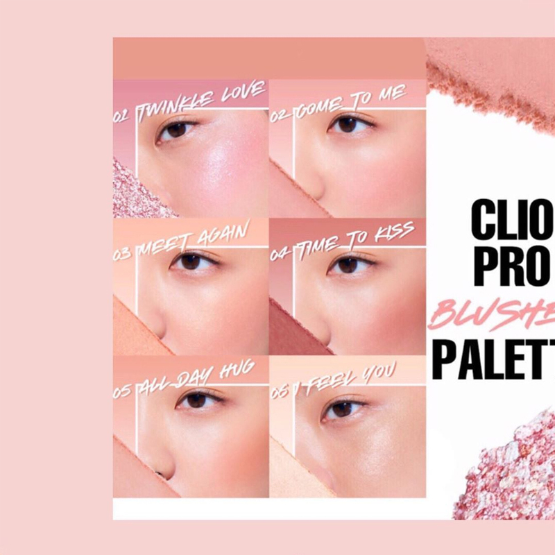 CLIO Pro Blusher Palette #Mute Petal