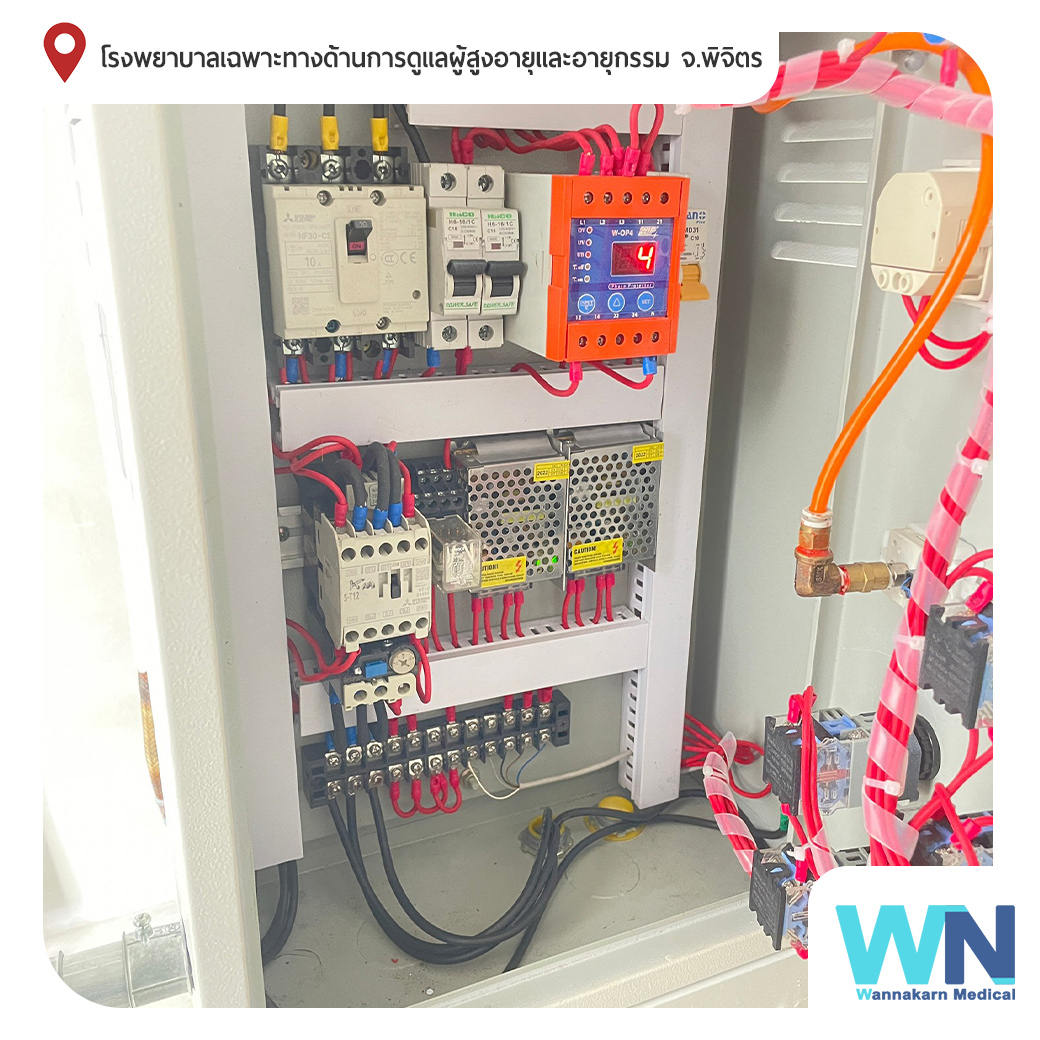 ติดตั้งเครื่องผลิตสุญญากาศทางการแพทย์ Vacuum pump