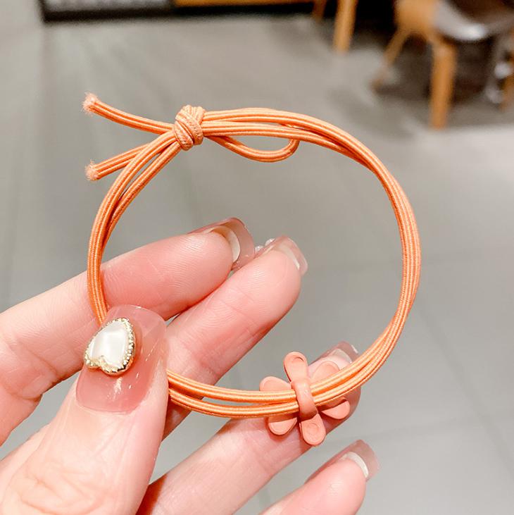 💐ยางยืดรัดผมดอกไม้พลาสติกหลากสี ชิ้นละ 2 บาท( คละสี )✔️พร้อมส่ง Ohwowshop ยางยืด ยางมัดผม ยางยืดรัดผมเกาหลี ยางรัดผม สำเนา