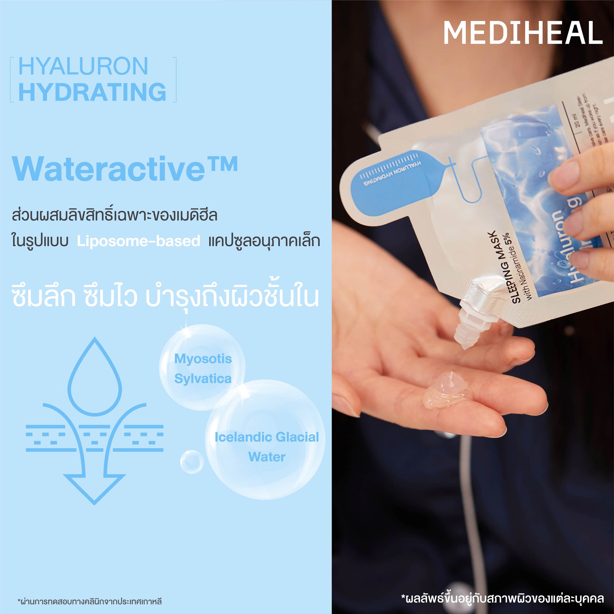 Mediheal Hyaluron Hydrating Sleeping Mask 20 ml.