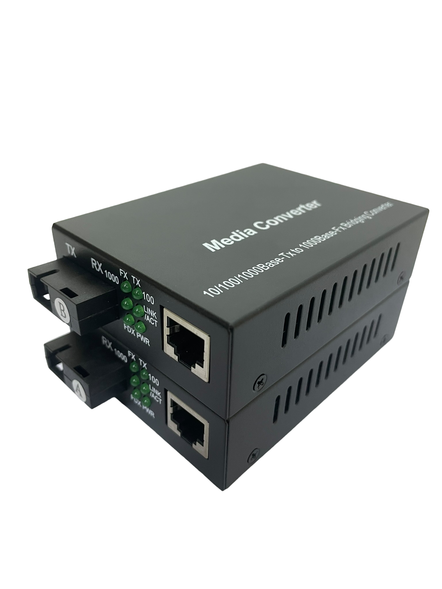 Media Converter 10/100/1000Mbps SC BiDi Simplex Single-mode 20Km