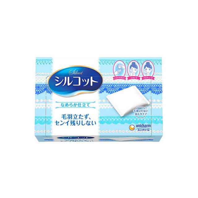 Unicharm Silcot Soft Touch 82 แผ่น (กล่องฟ้า)
