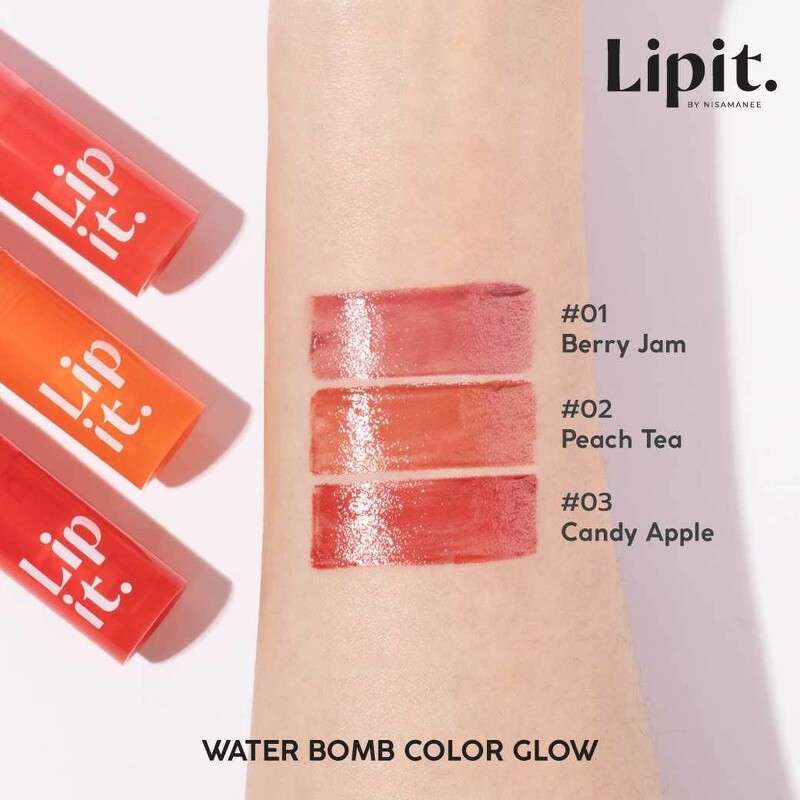 LIP IT Water Bomb Color Glow 3 g. #Candy Apple