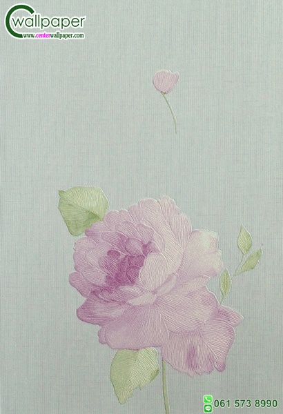 วอลเปเปอร์ติดผนังลายดอกไม้วินเทจ