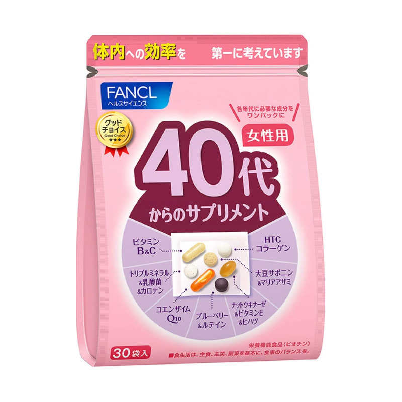 Fancl Good Choice Supplements for Woman 30 วัน สำหรับอายุ40+