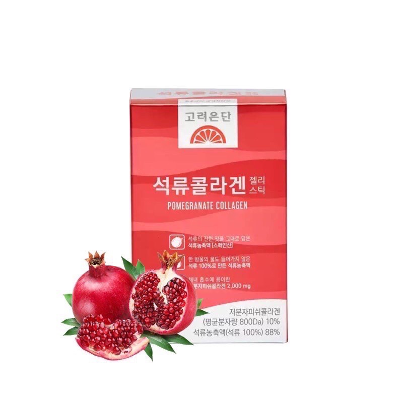 Korea Eundan Pomegranate Collagen Jelly 1 กล่อง บรรจุ 14 ซอง