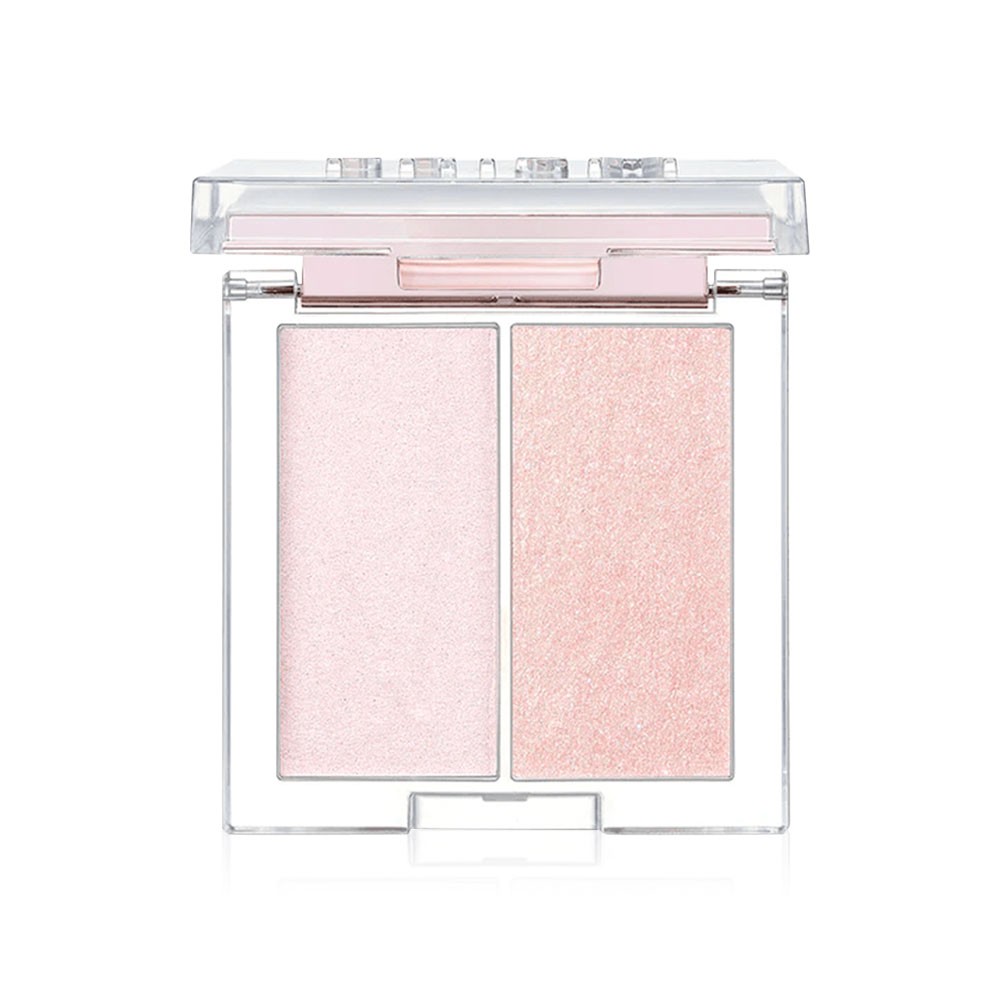 CLIO Prism Highlighter Duo 5.6 g. #02 Lavender Voyage สำหรับผิวโทนเย็นที่มีอันเดอร์โทนสีชมพู