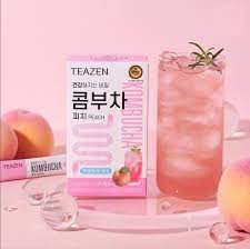 Teazen Kombucha #Peach (1 กล่อง 10 ซอง)