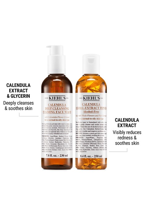 Kiehl's Since Calendula Cleanse + Soothe Duo Set