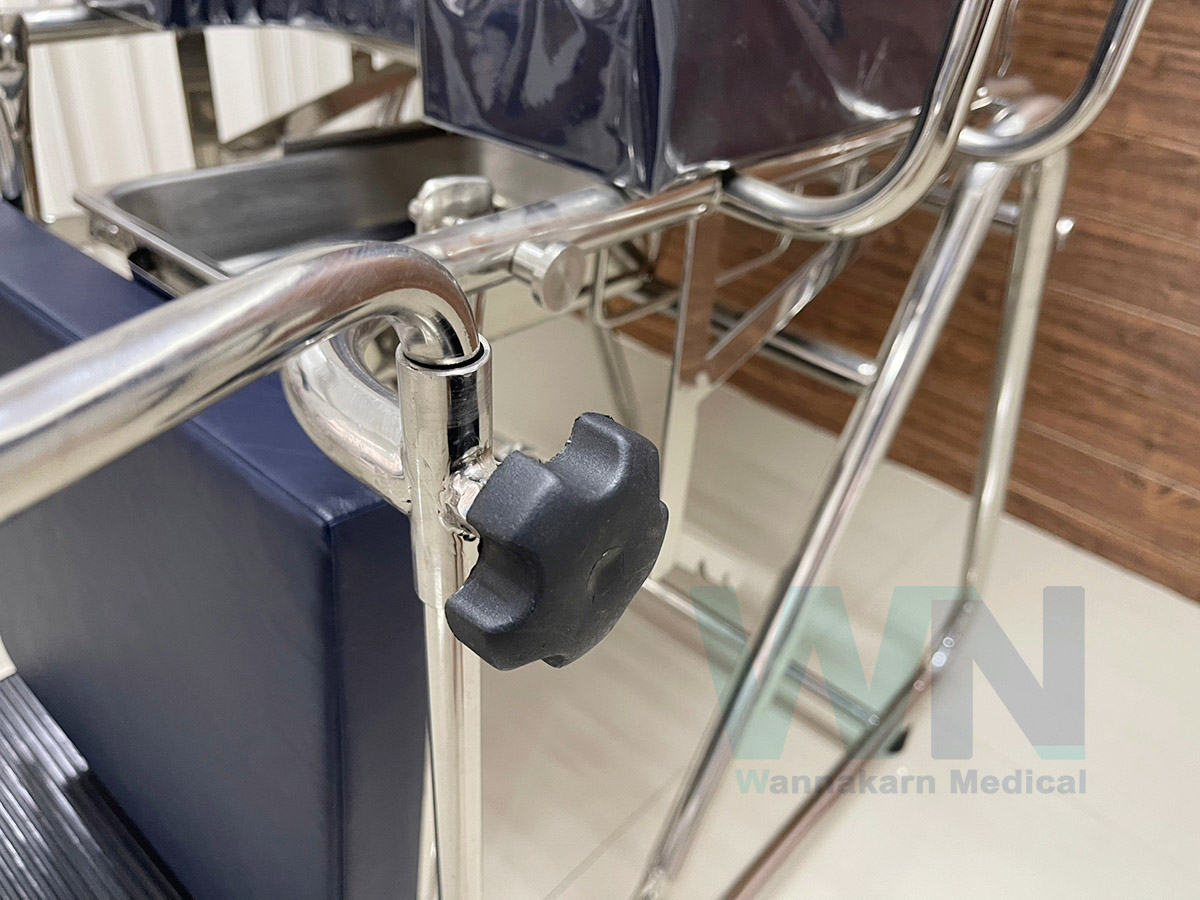 เตียงตรวจภายใน Stainless