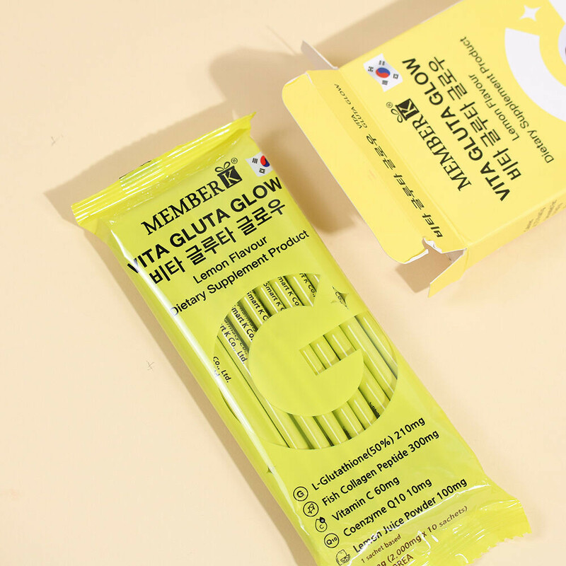 MEMBERK Vita Gluta Glow Lemon Flavour 2 g. x 10 Sachets