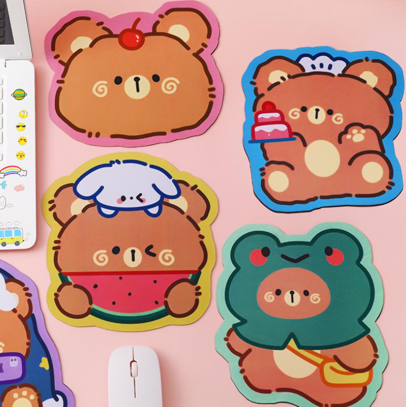🔥แผ่นรองเมาส์🔥 รูปทรงการ์ตูน Pretty cartoon ราคา 18 บาท 📌สินค้าเลือกลายได้ ✔️พร้อมส่ง Ohwowshop แผ่นรองเมาส์ กันลื่นกันลื่น ลายการ์ตูน